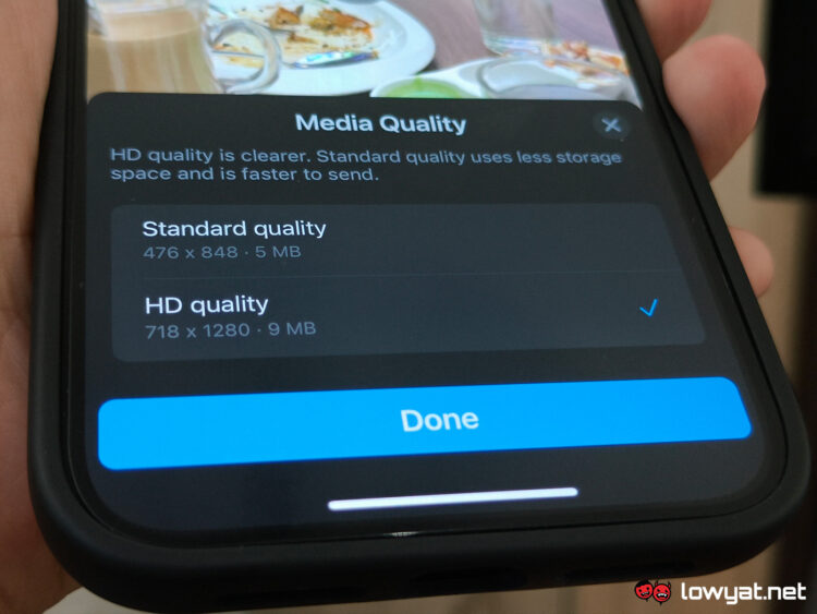 whatsapp hd video