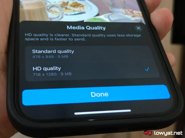 whatsapp hd video