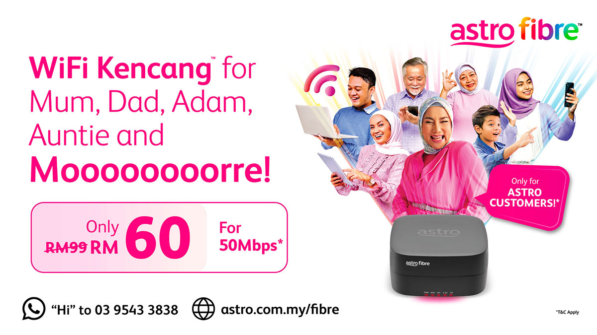 Astro Fibre Pay TV promotion 2023