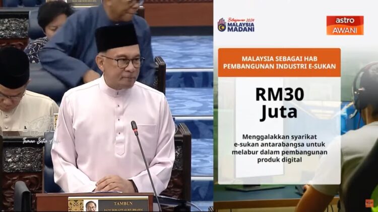 Budget 2024 RM30 million e-sports