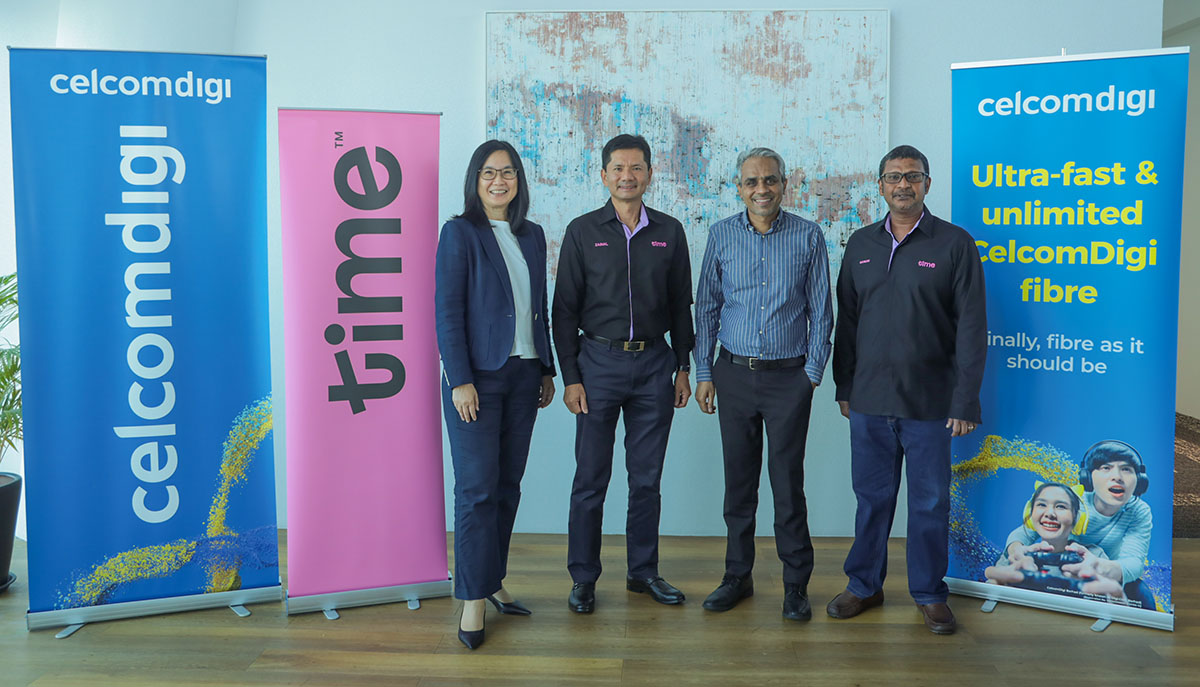 CelcomDigi TIME fibre partnership