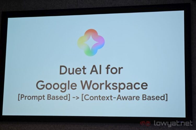 Google Duet AI context-aware