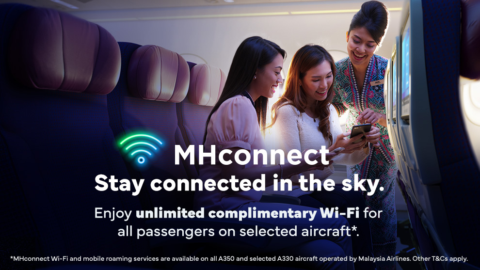 Malaysia Airlines free WiFi nov 2023