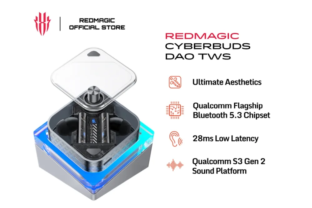 REDMAGIC Cyberbuds Dao TWS specs