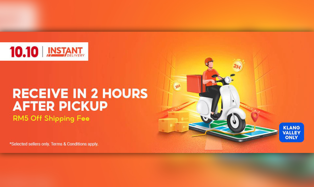 Shopee Instant Delivery intro