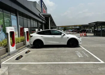 Tesla first Supercharger station Johor