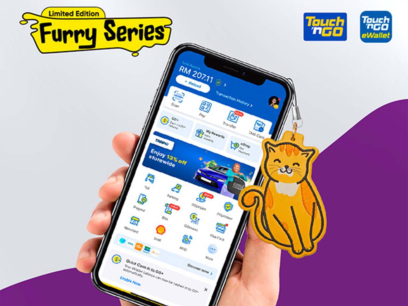Touch 'n Go Cat Charm