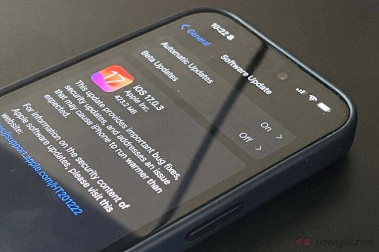 iOS 17.0.3