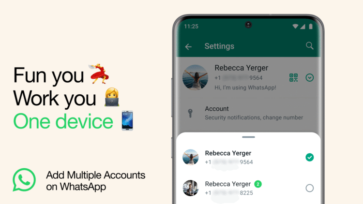 whatsapp multiple accounts