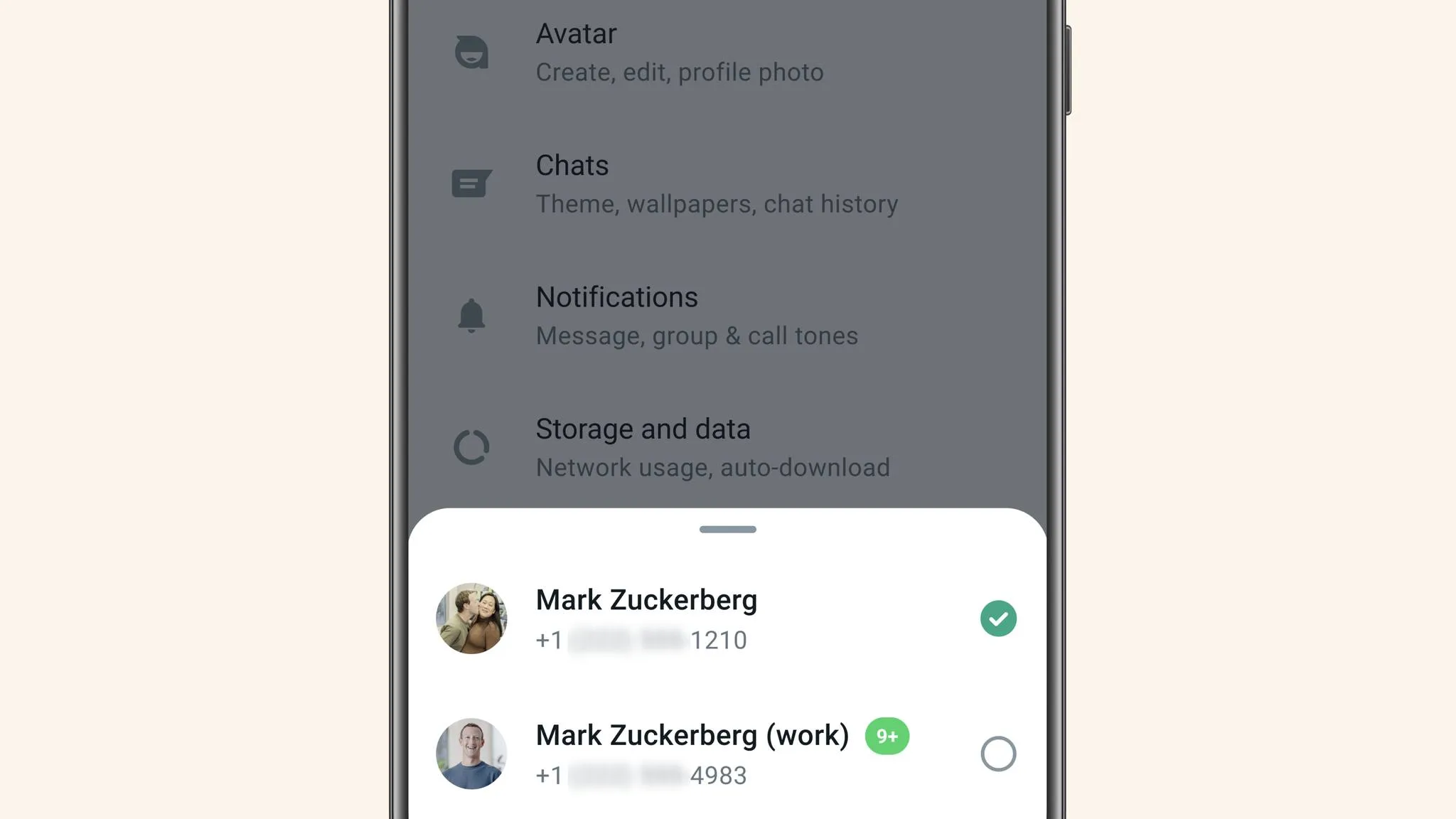 whatsapp two accounts