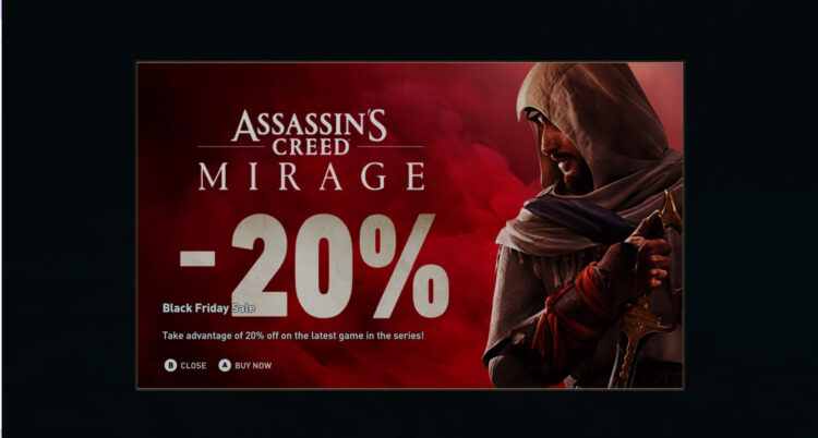 Assassin's Creed Pop-up Banner