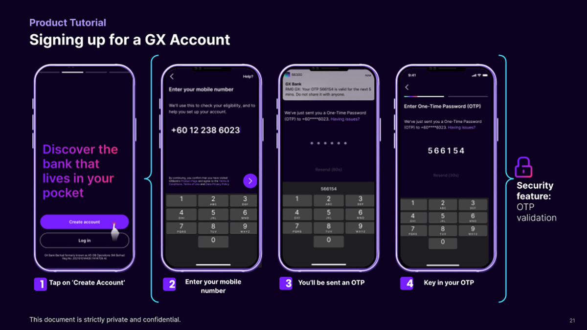 GXBank beta rollout november