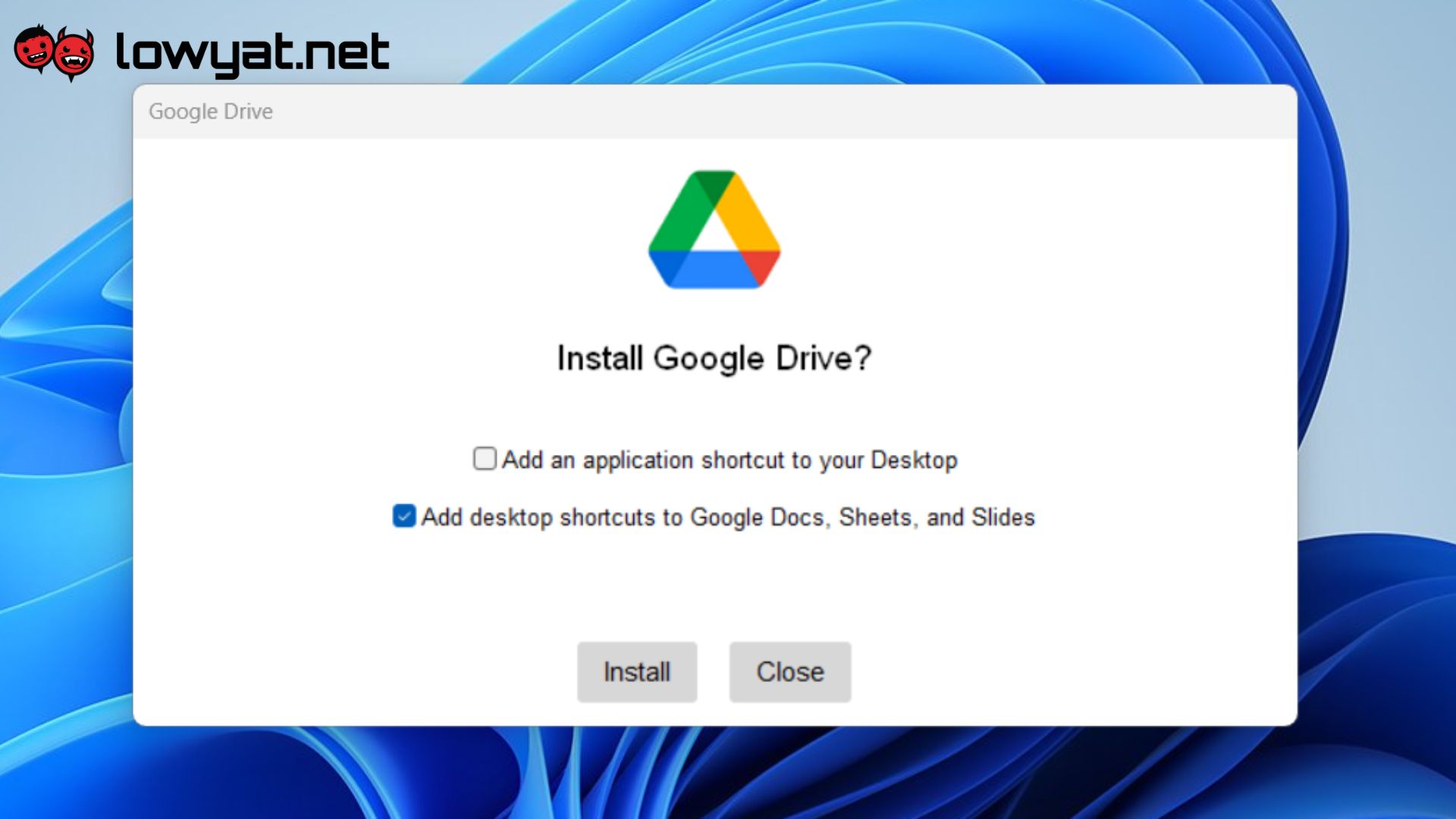 Google Drive Desktop App Bug Banner 1