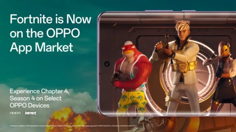 OPPO Epic Games Fortnite Android 1OPPO Epic Games Fortnite