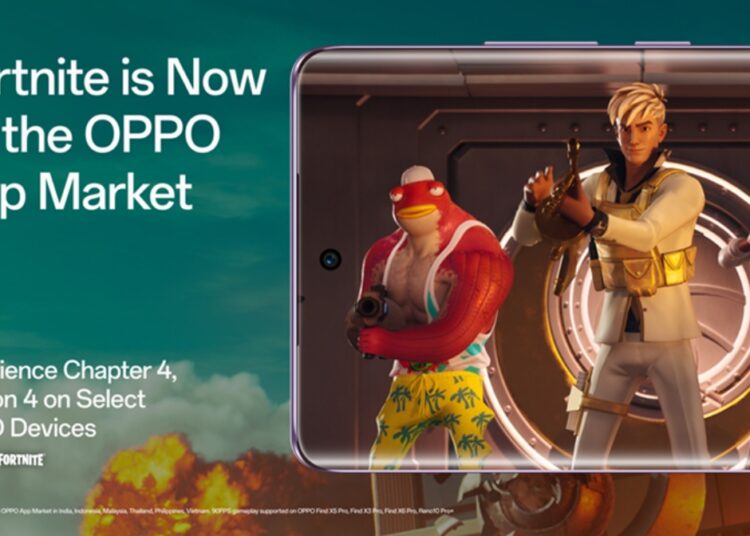 OPPO Epic Games Fortnite Android 1OPPO Epic Games Fortnite