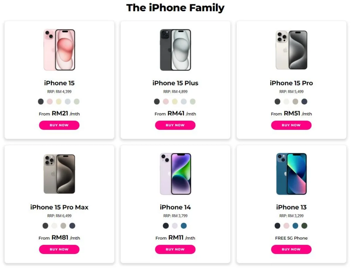 Yes 5G iPhone 15 plans