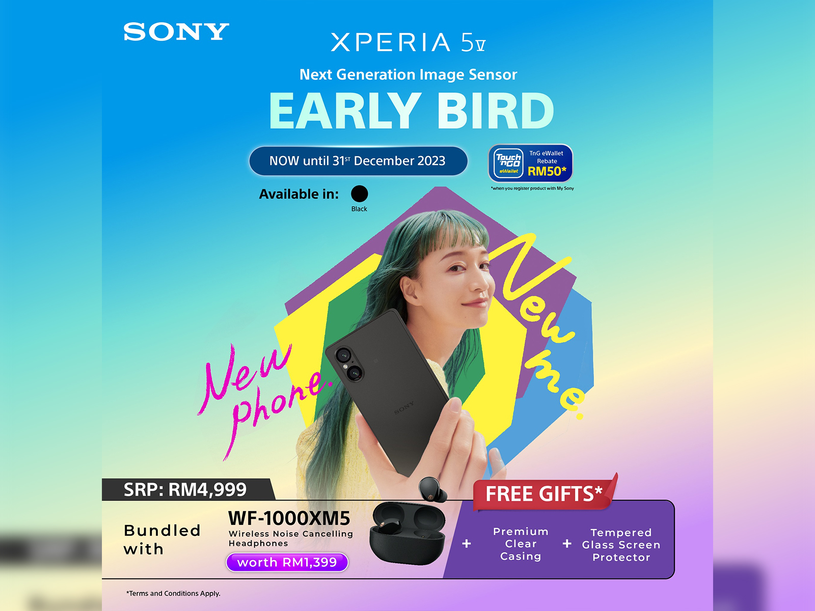 sony xperia 5 v promo