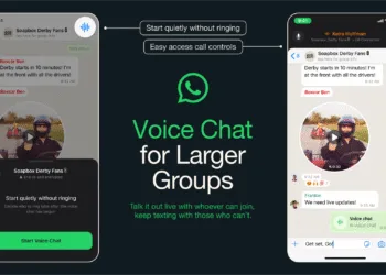 whatsapp voice chat group