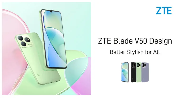 zte blade v50 design