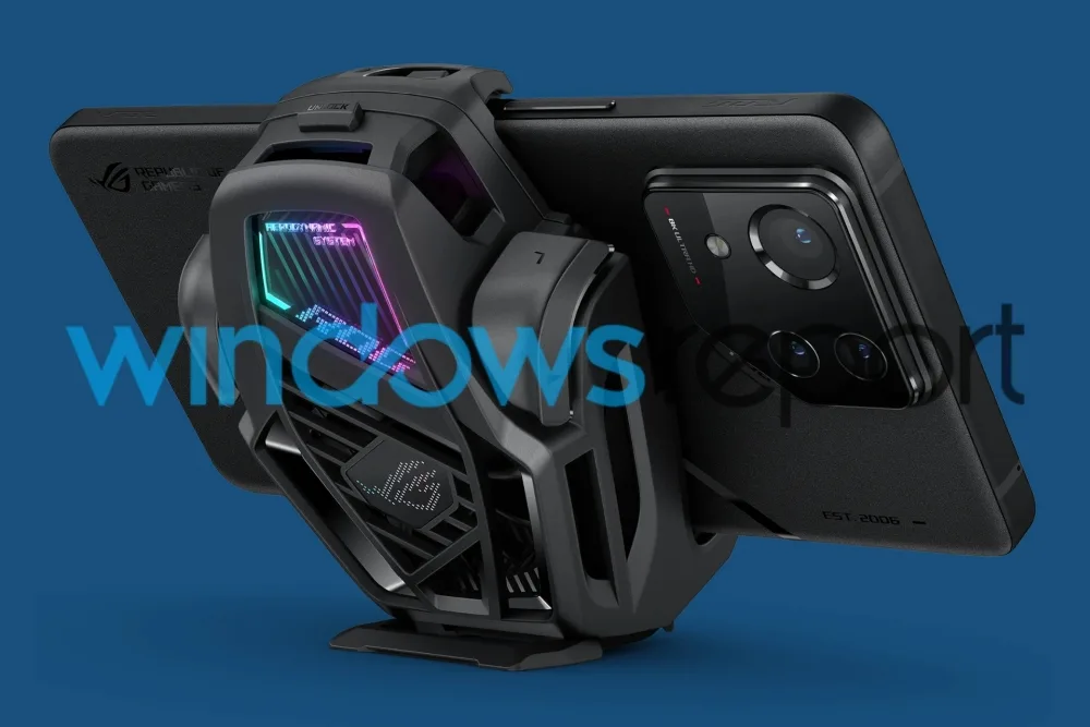 ASUS ROG Phone 8 leak AeroActive X cooler