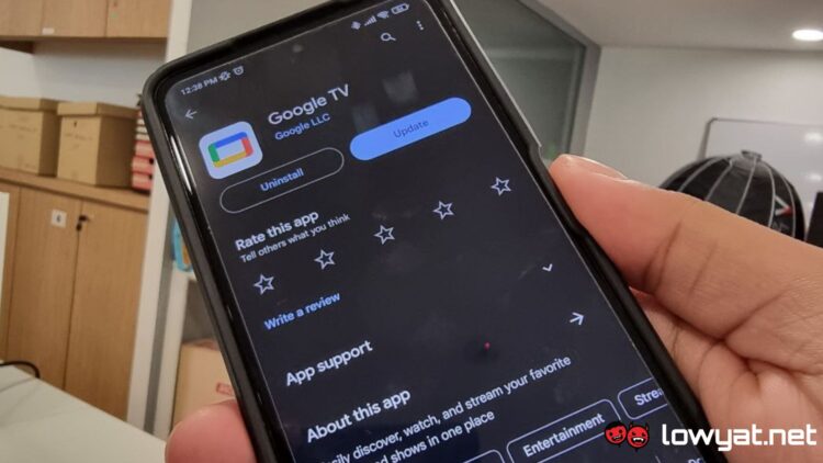 Google TV in Playstore