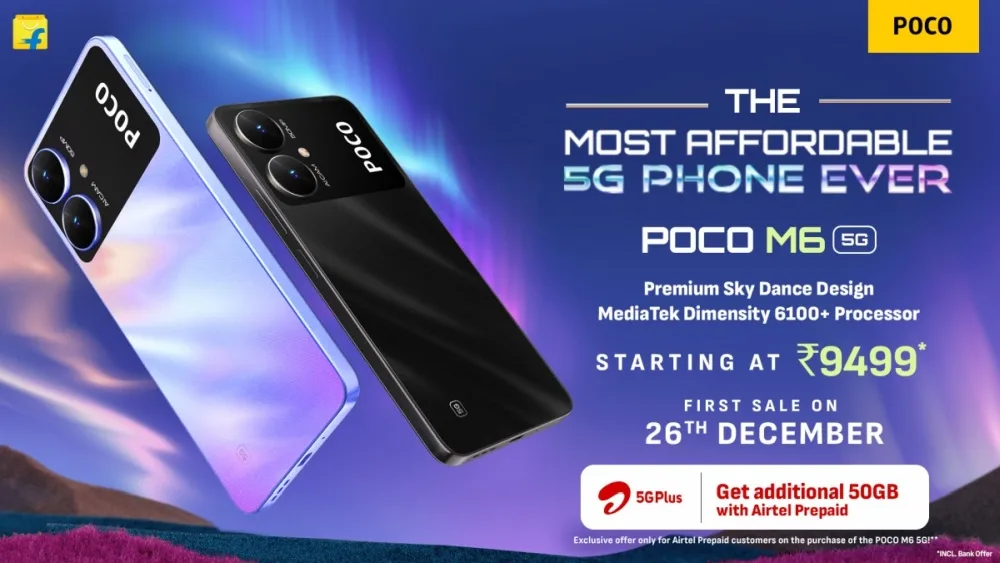 POCO M6 launch india