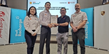 Shell Recharge signing MOU Genting Charging Hub 3