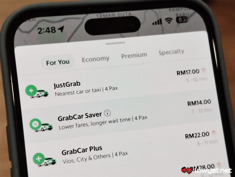 grab grabcar saver