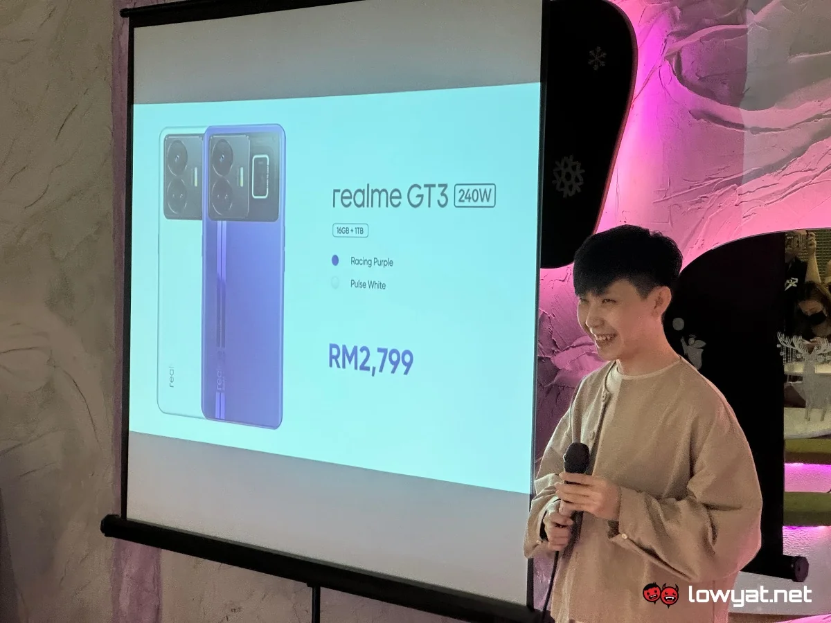 Realme GT3 is official in Malaysia at only RM2,799 for 1TB
