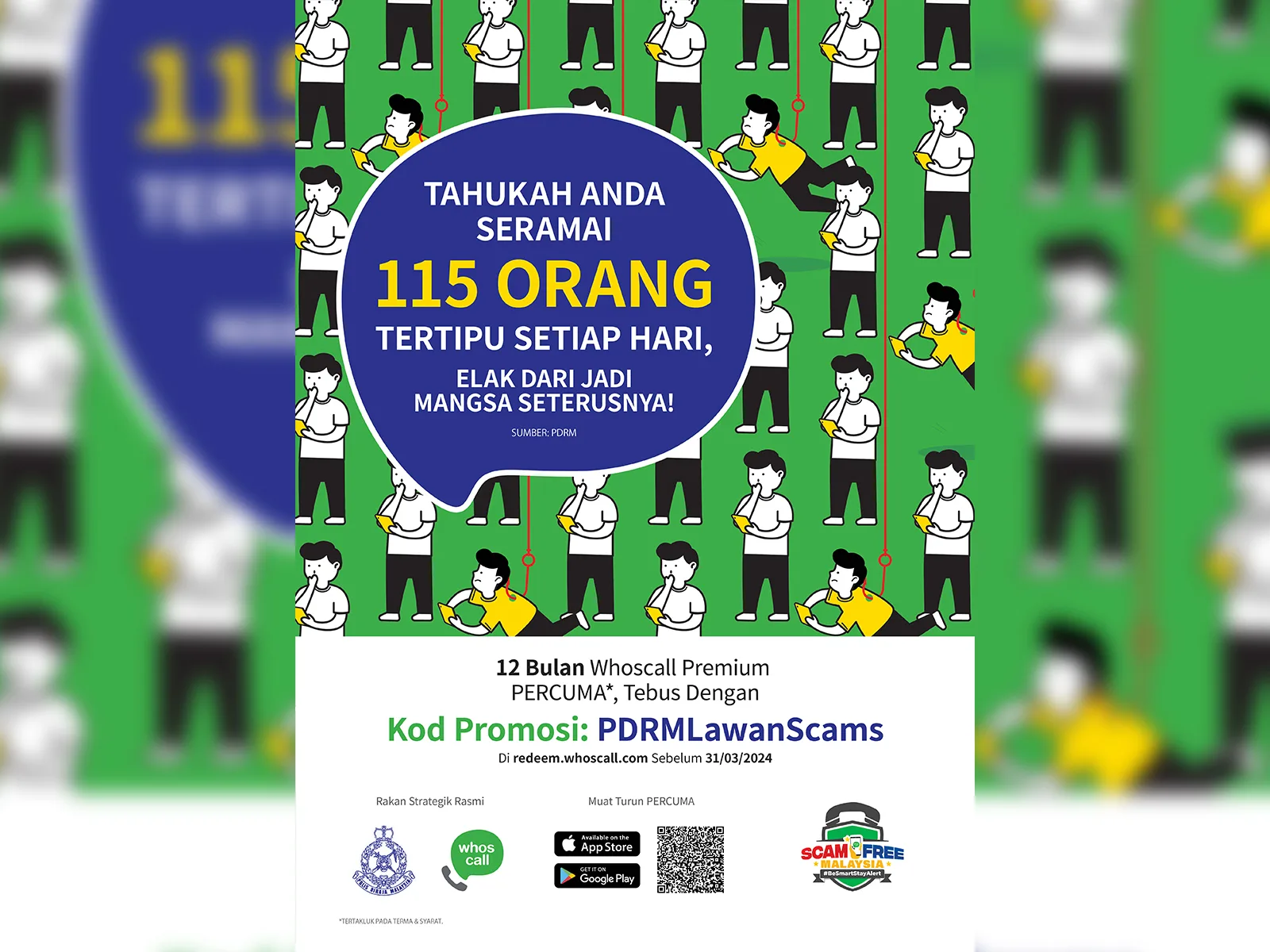 whoscall pdrm free premium