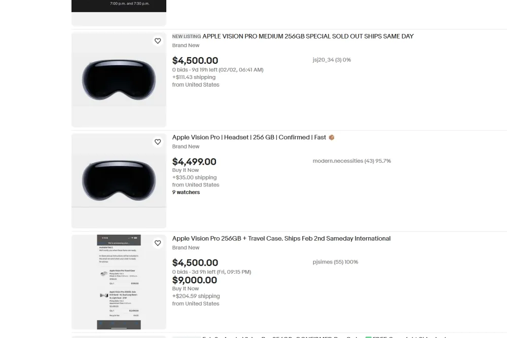 Apple Vision Pro eBay