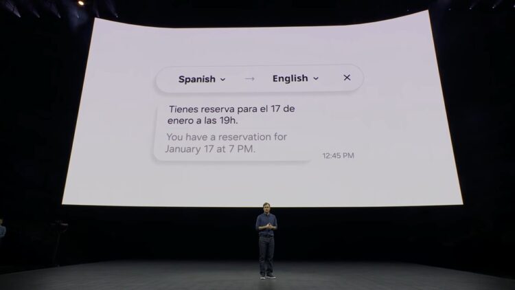 Galaxy AI chat translation