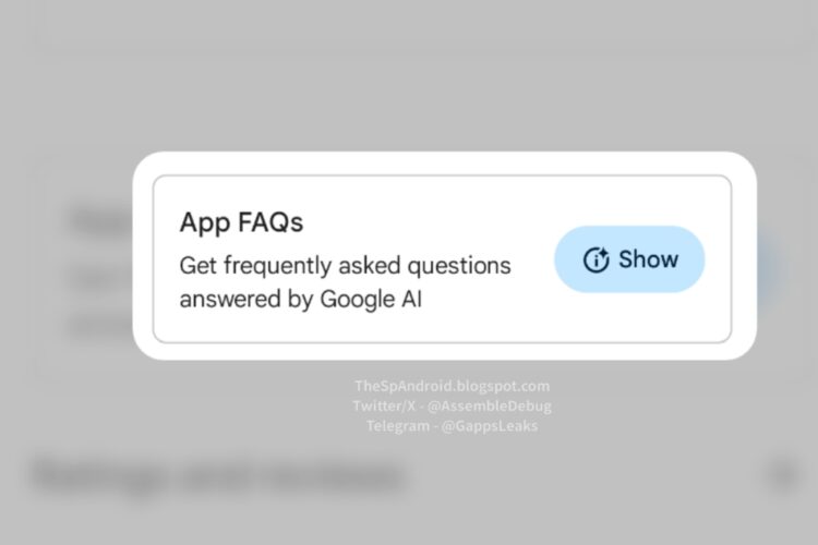 Google Play Store AI FAQ