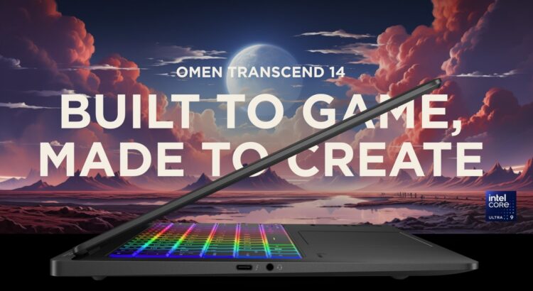 HP OMEN Transcend 14 debut CES 2024