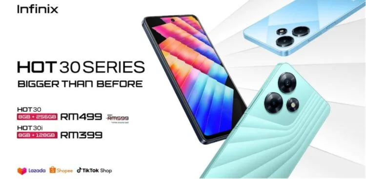 Infinix Hot 30 30i upgrade price Malaysia