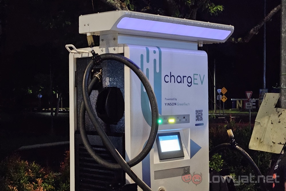 Myzeva EV drive Kuantan stop chargEV