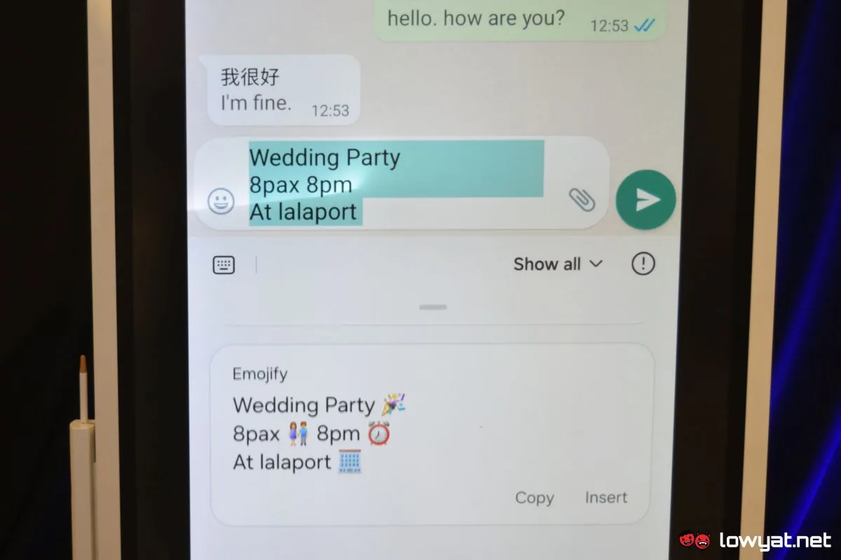 Samsung Galaxy AI hands on