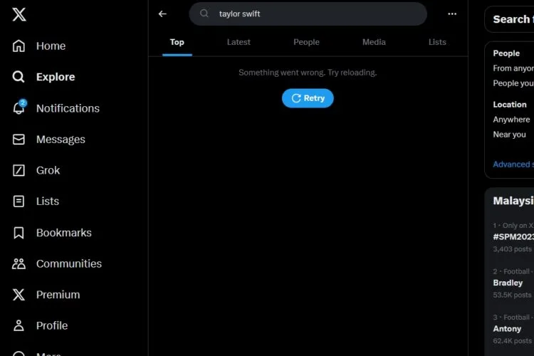 Twitter X Taylor Swift