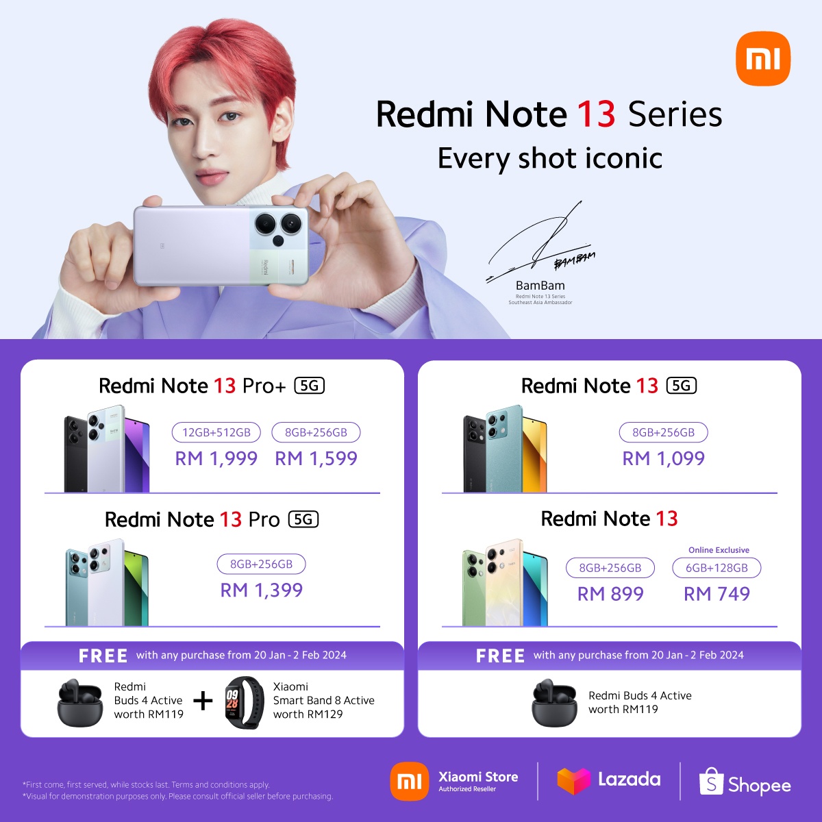 Xiaomi Redmi Note 13 Series Iconic
