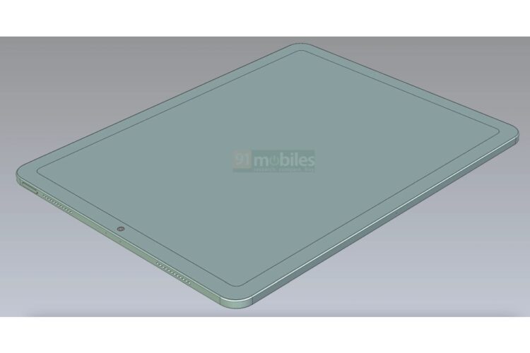 iPad Air 12.9 render angle