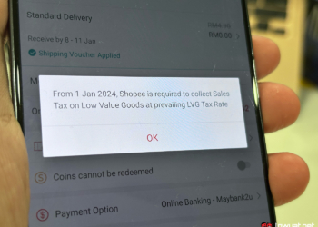 shopee e-commerce lvg low value goods online sales tax
