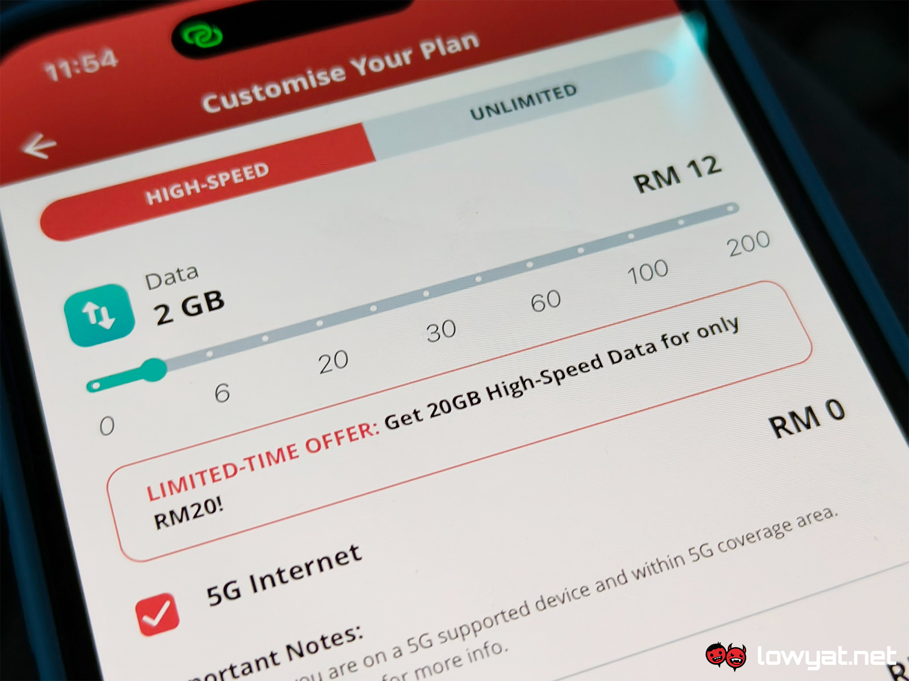 yoodo free 5g pass