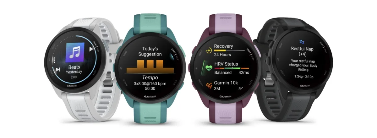 Garmin Forerunner 165 series announced