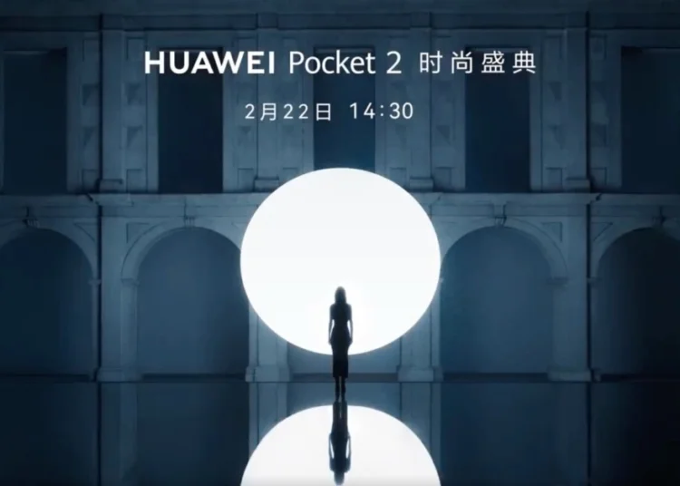 Huawei Pocket 2 launch teaser china
