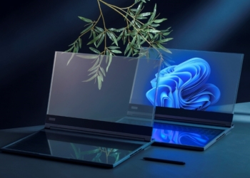 Lenovo transparent laptop