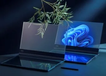 Lenovo transparent laptop
