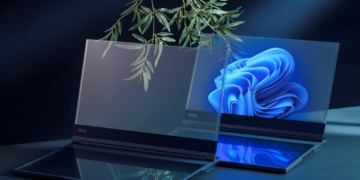 Lenovo transparent laptop