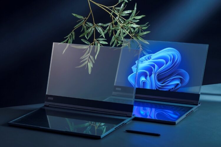 Lenovo transparent laptop