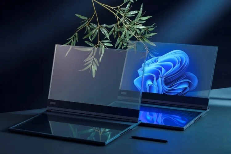 Lenovo transparent laptop