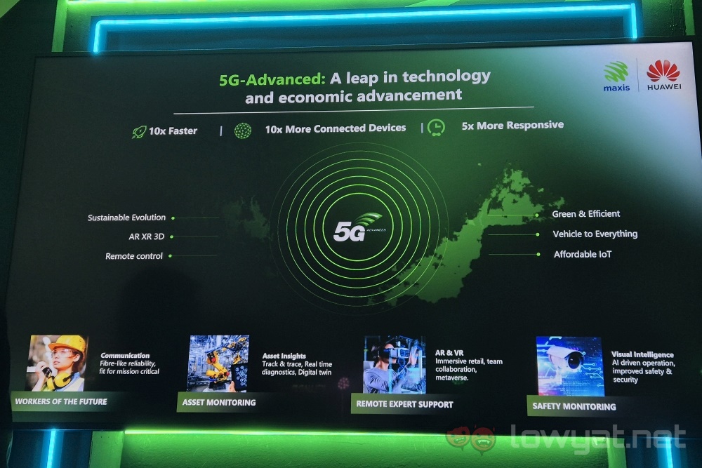 Maxis Huawei 5G-Advanced benefits